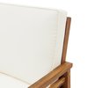 Alaterre Furniture 6 Piece Set, Okemo Table with 4 Chairs, 10-Foot Auto Tilt Umbrella Orange ANOK01RD03S4